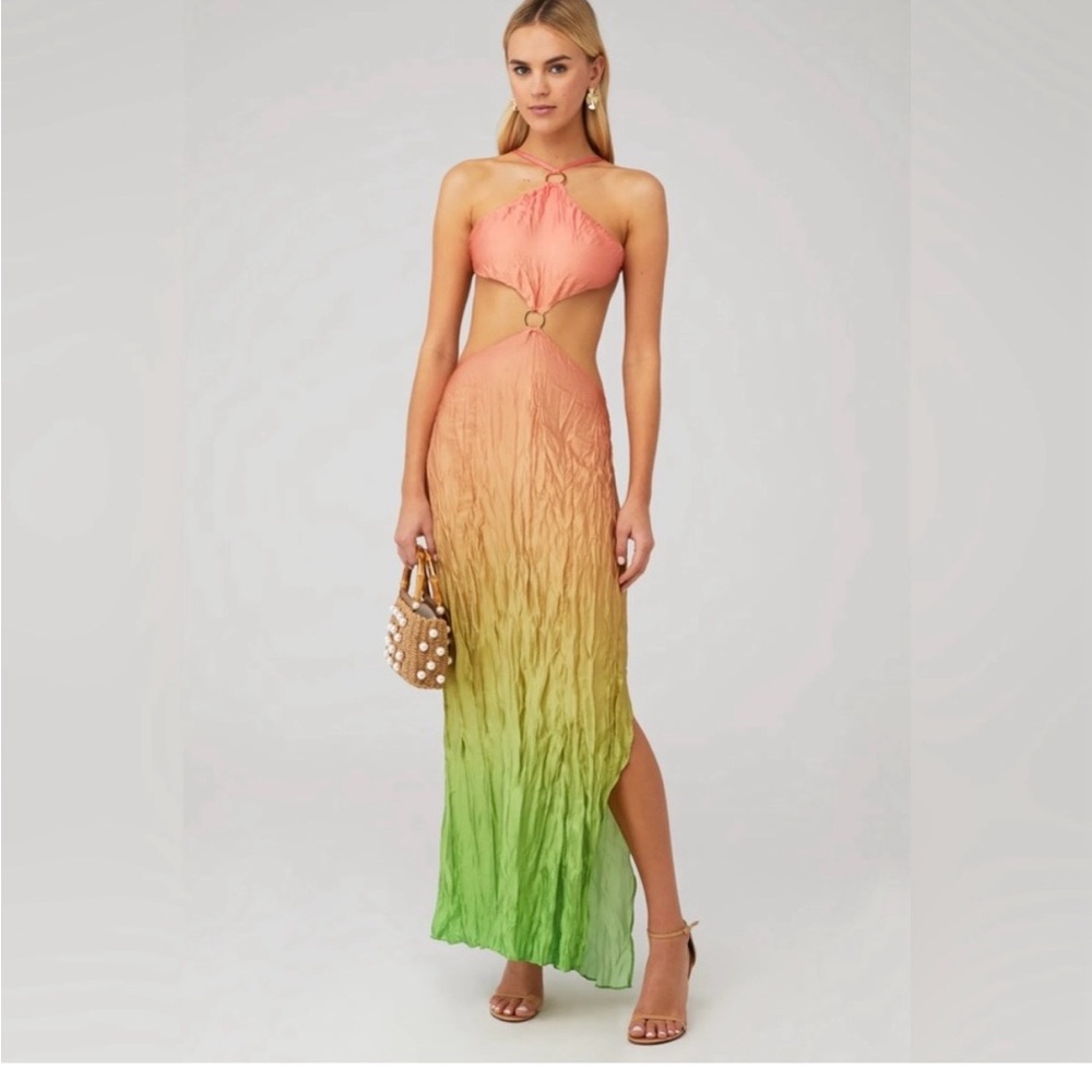 Baobab Ombre Halter Maxi Dress